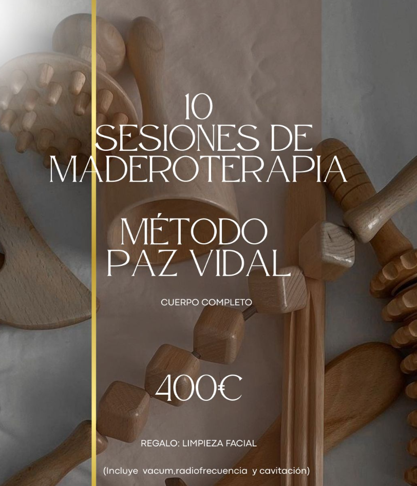 COMBO #1 - 10 Sesiones de Maderoterapia - Alicante
